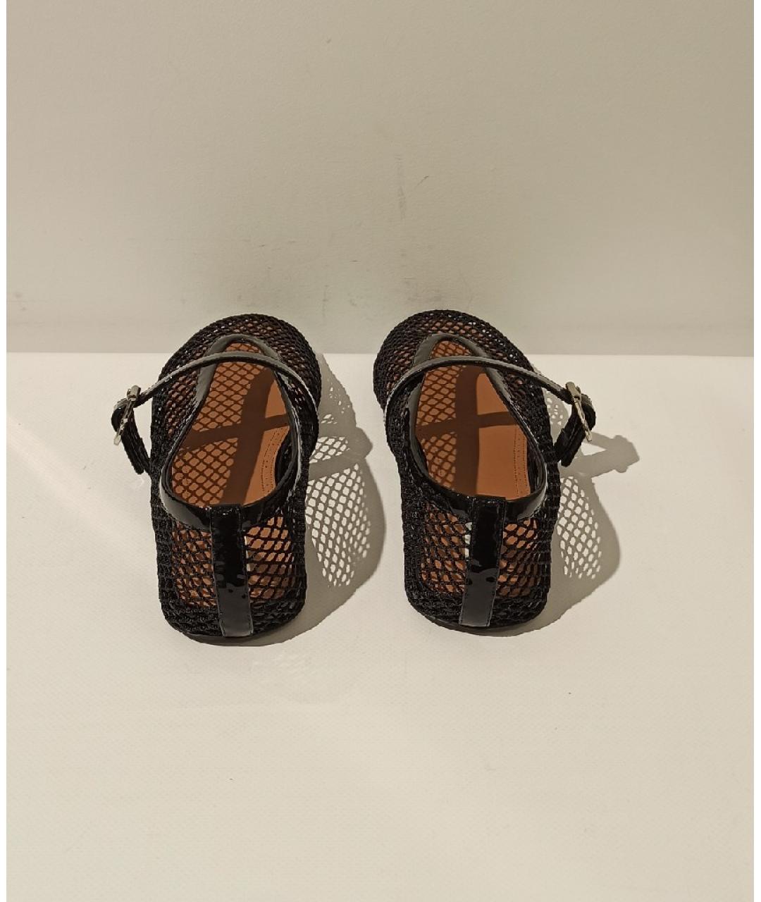 ALAIA Черные балетки из лакированной кожи, фото 8