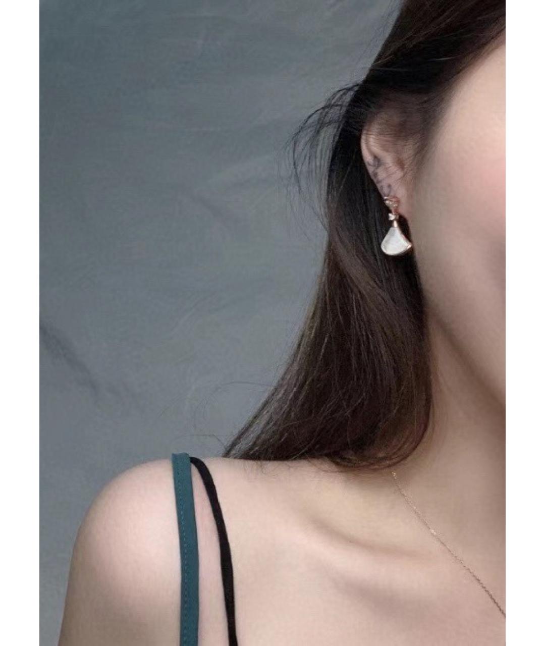BVLGARI Розовые серьги из розового золота, фото 6
