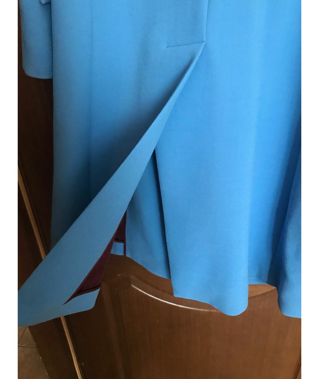 MARNI Голубое шерстяное пальто, фото 5