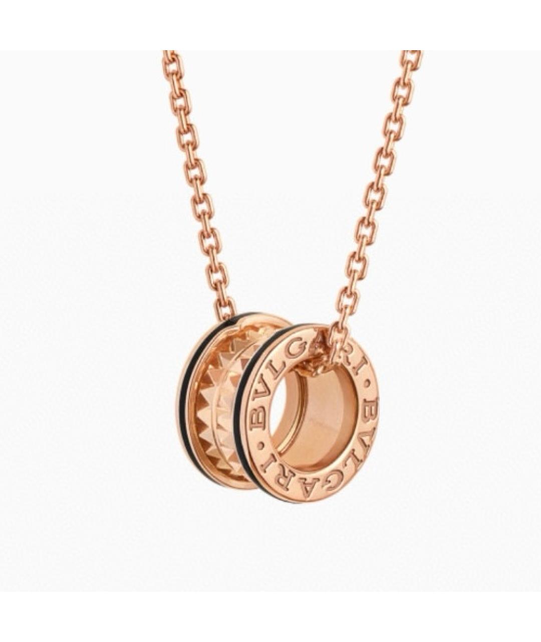 BVLGARI Розовая подвеска из розового золота, фото 6