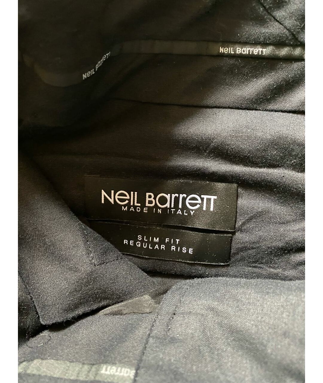 NEIL BARRETT Черный вечерний костюм, фото 5