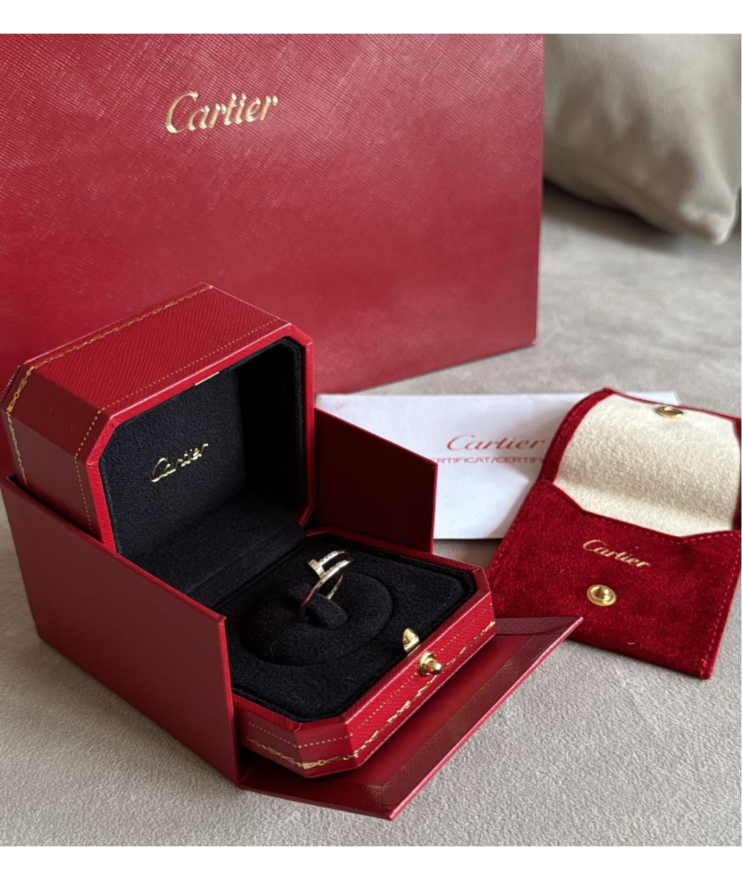 CARTIER Серебряное кольцо из белого золота, фото 2