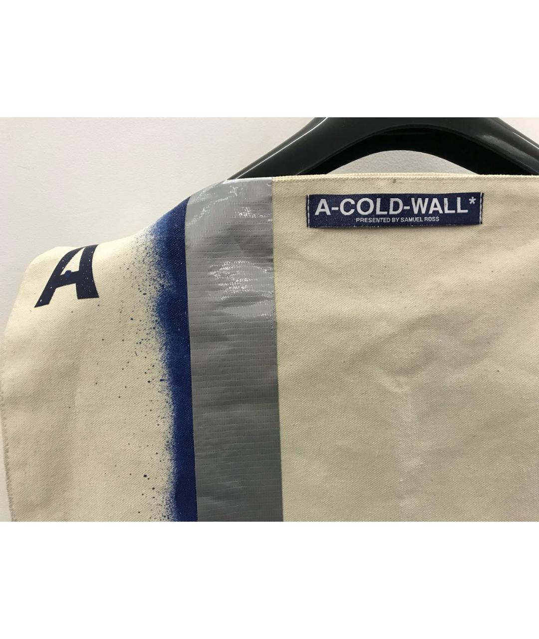 A-COLD-WALL* Бежевый хлопковый рюкзак, фото 7