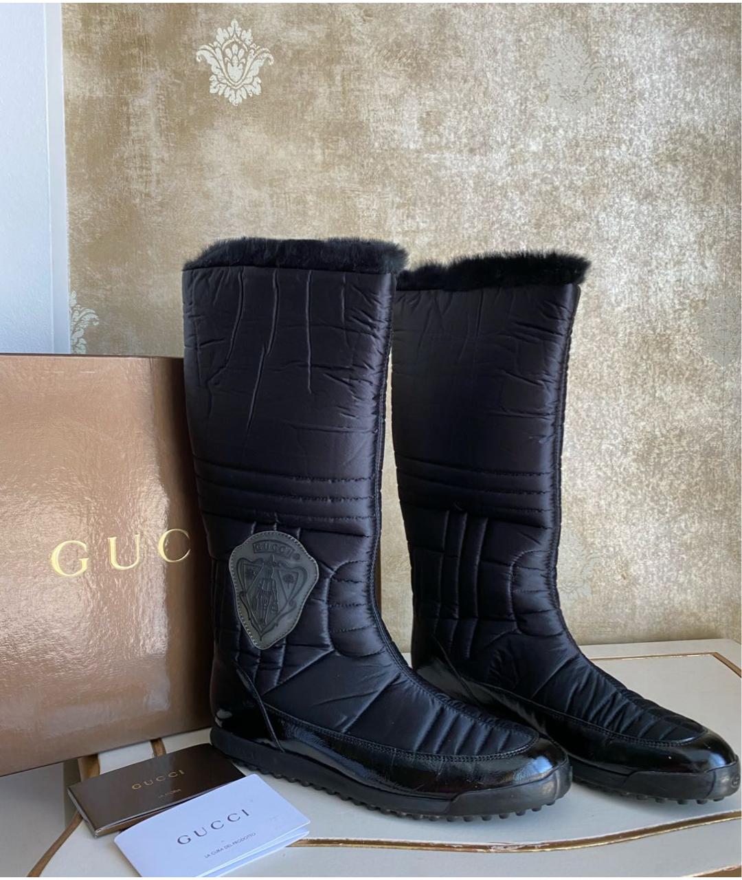 GUCCI Черные ботинки, фото 2