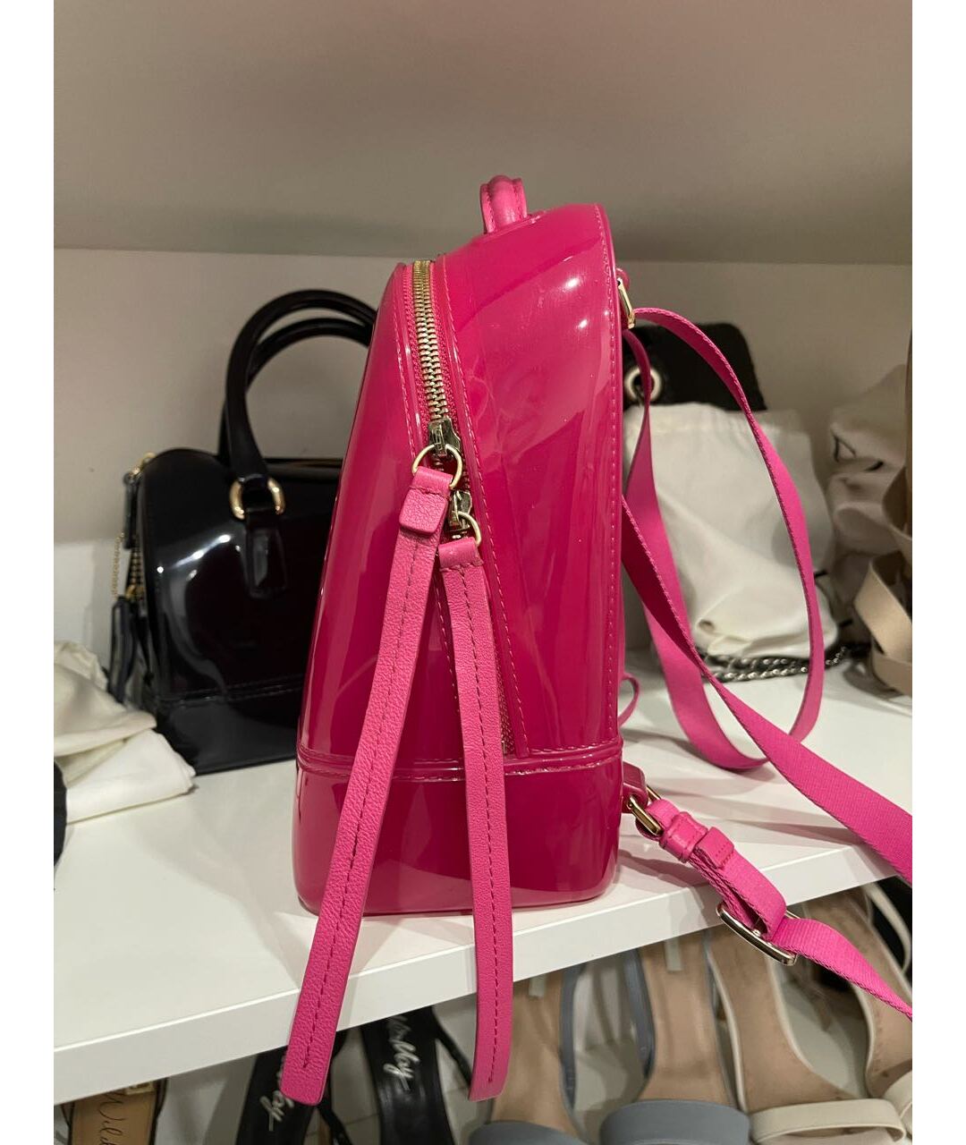 FURLA Розовый рюкзак, фото 2