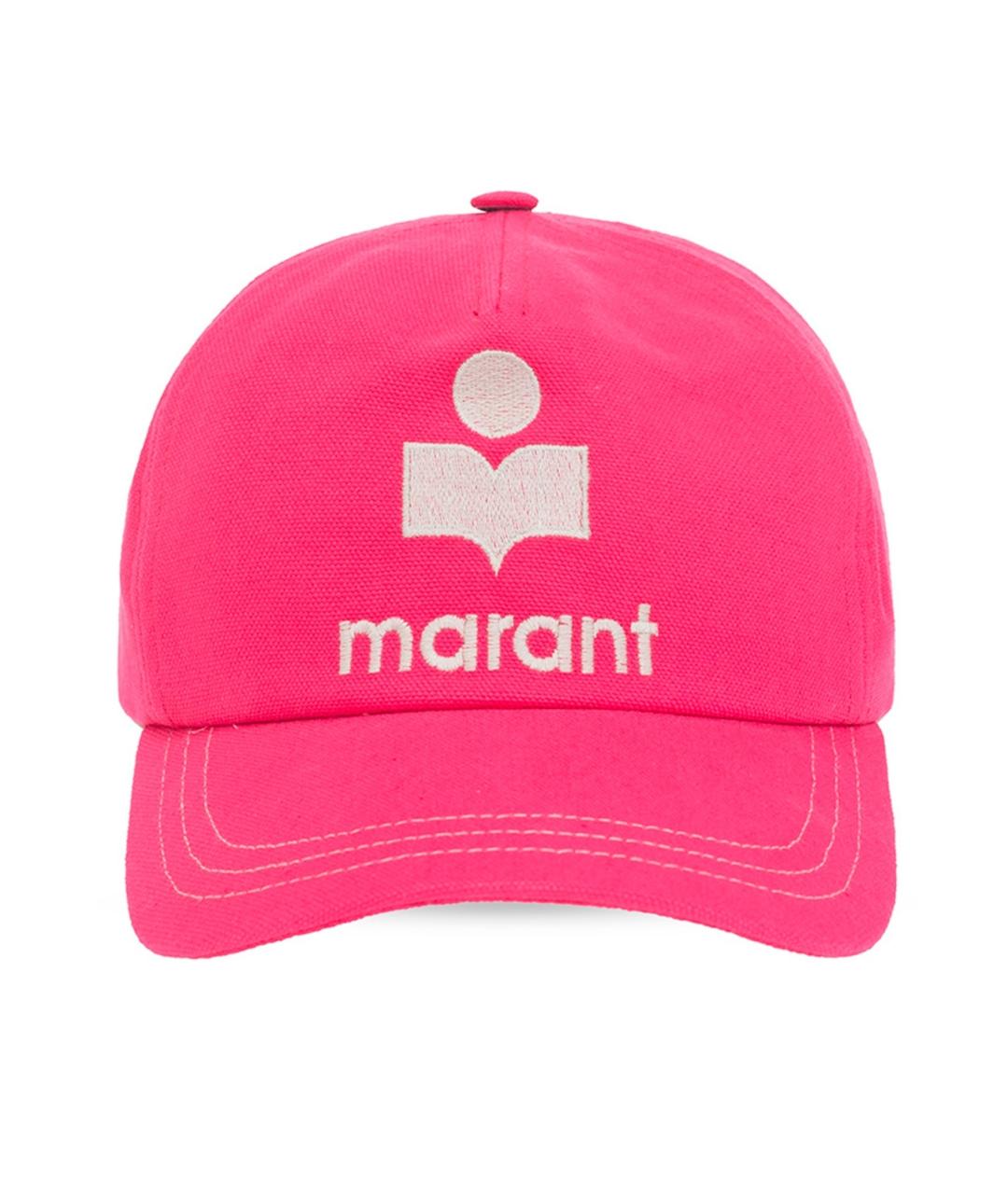 ISABEL MARANT Розовая хлопковая кепка, фото 2