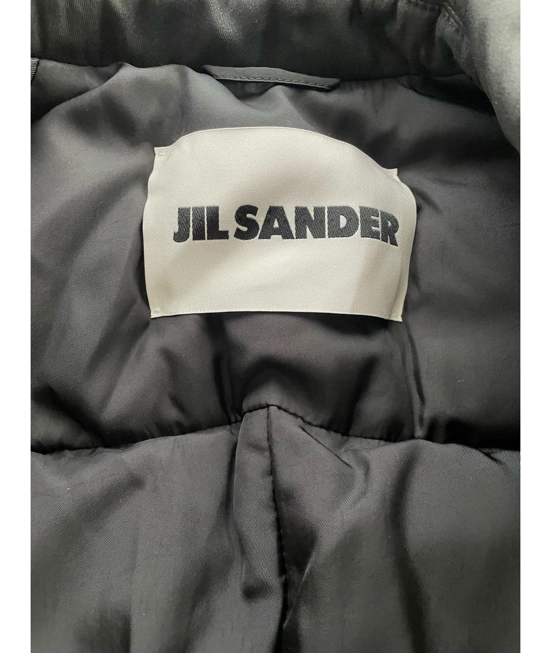 JIL SANDER Черный полиамидовый пуховик, фото 3