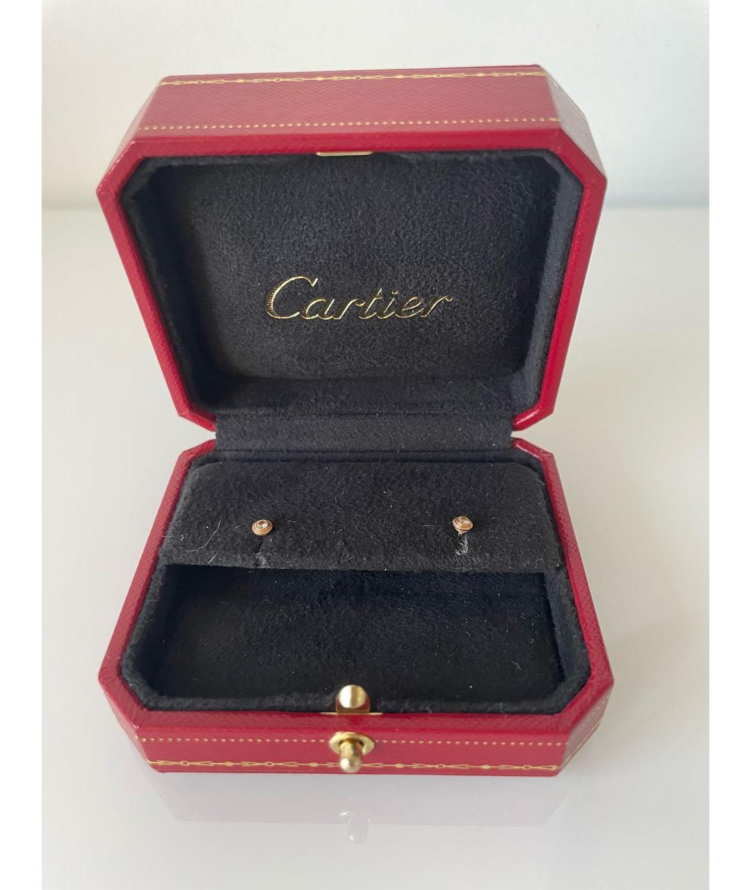 CARTIER Золотые серьги из желтого золота, фото 4