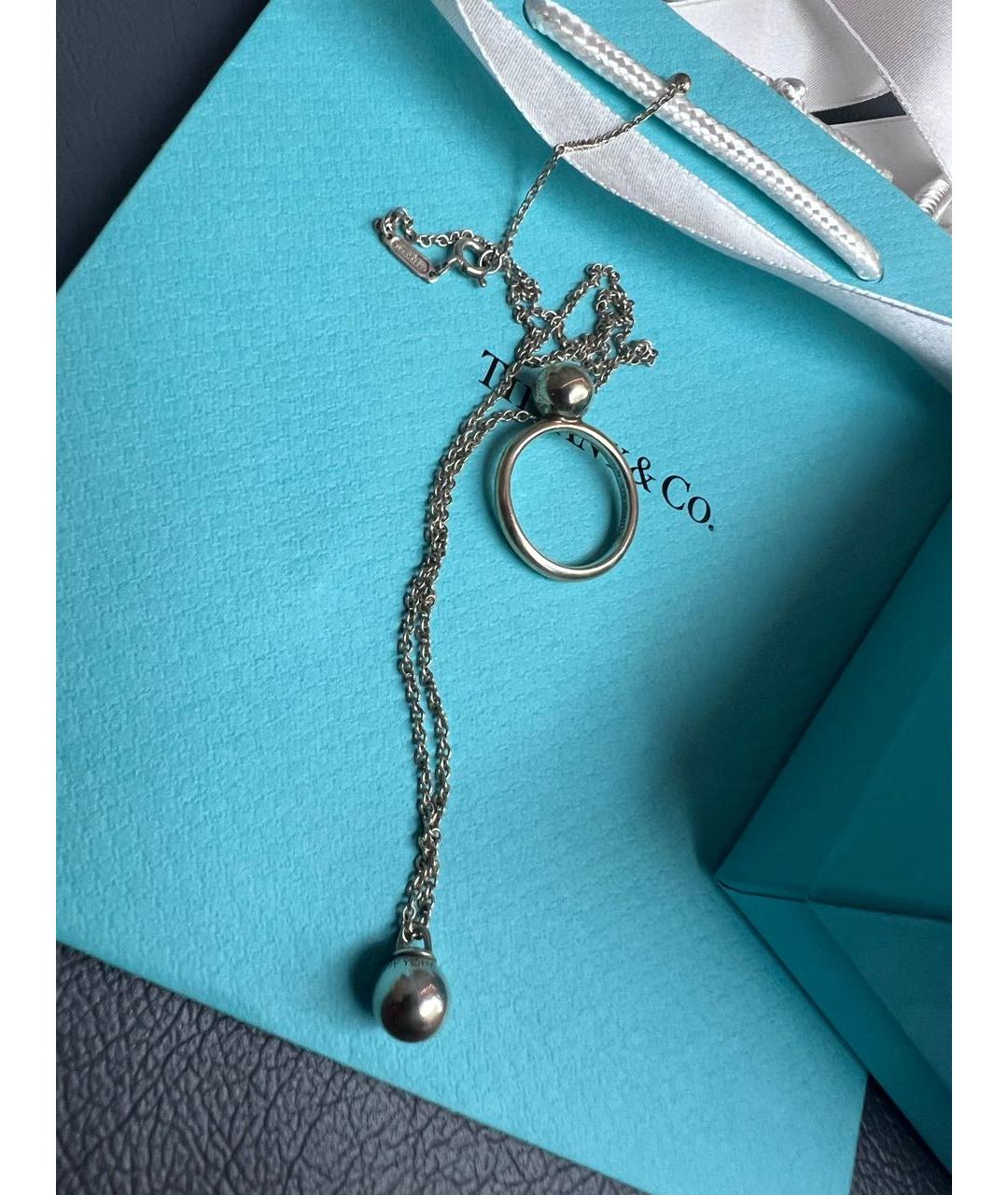 TIFFANY&CO Серебрянный серебряный кулон, фото 6