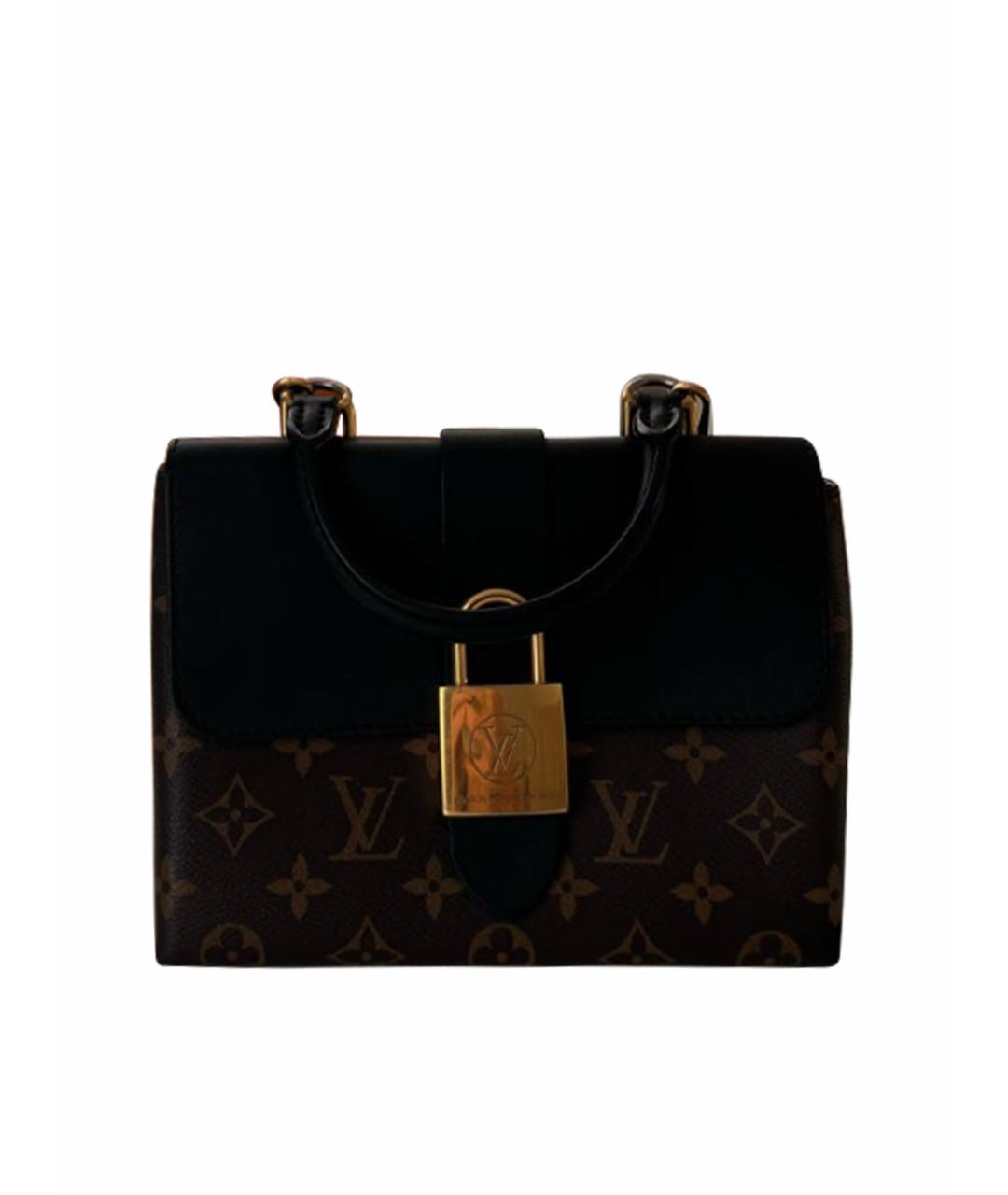 LOUIS VUITTON Коричневая кожаная сумка через плечо, фото 1