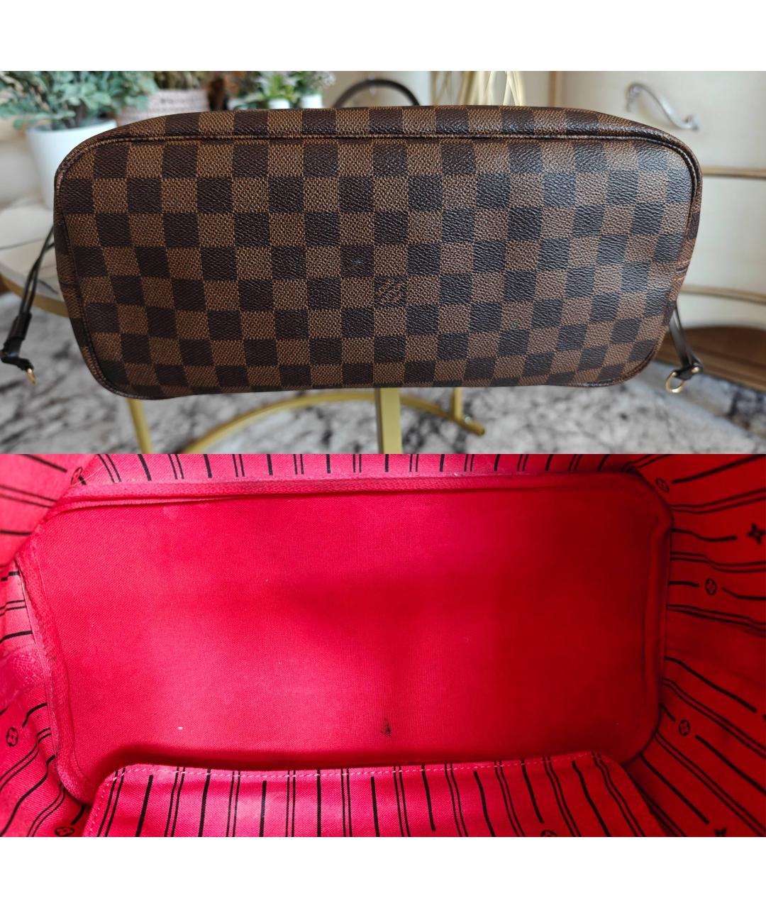 LOUIS VUITTON Коричневая сумка с короткими ручками, фото 7