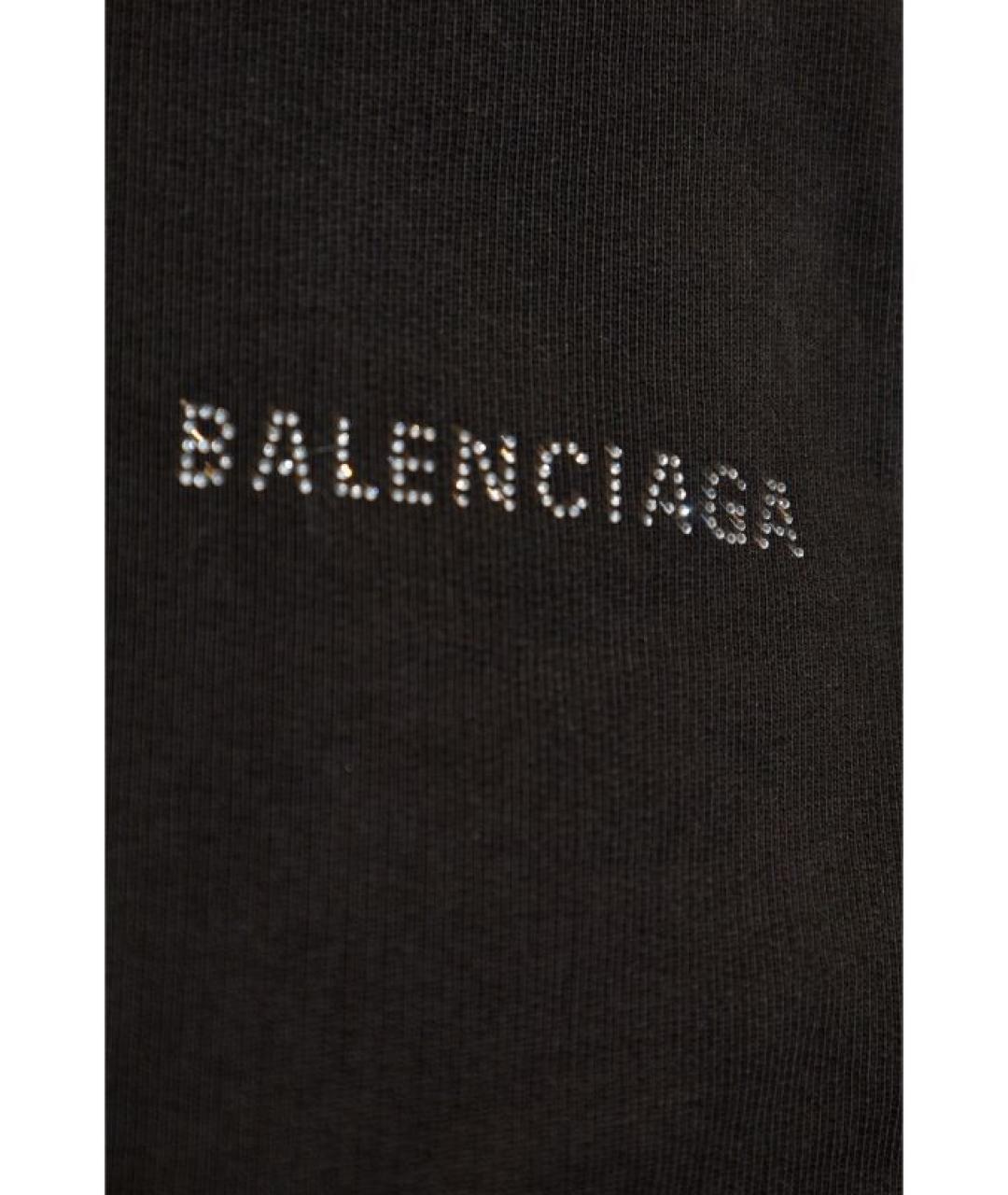 BALENCIAGA Черный хлопковый костюм с брюками, фото 9