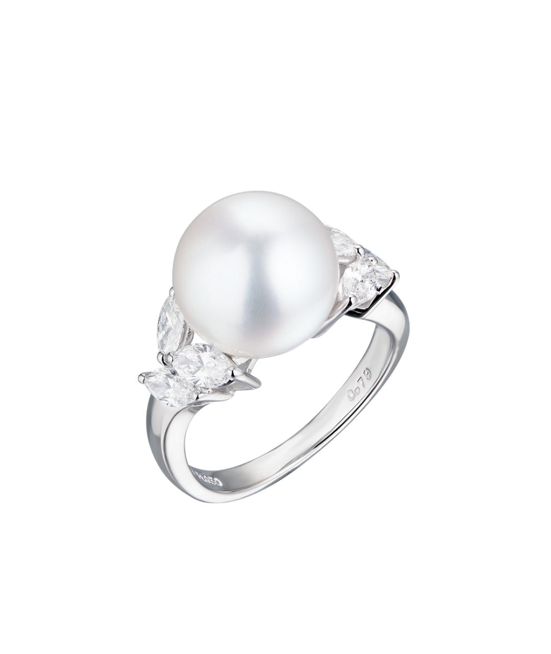 Mikimoto Платиновое кольцо, фото 1