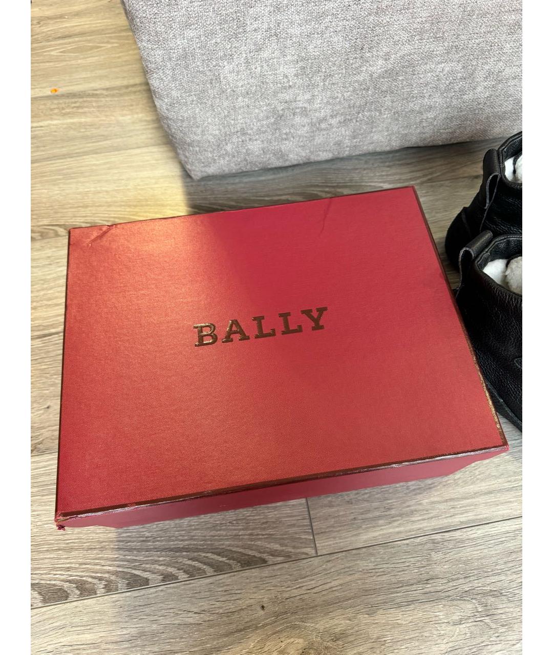 BALLY Черные кожаные высокие ботинки, фото 7