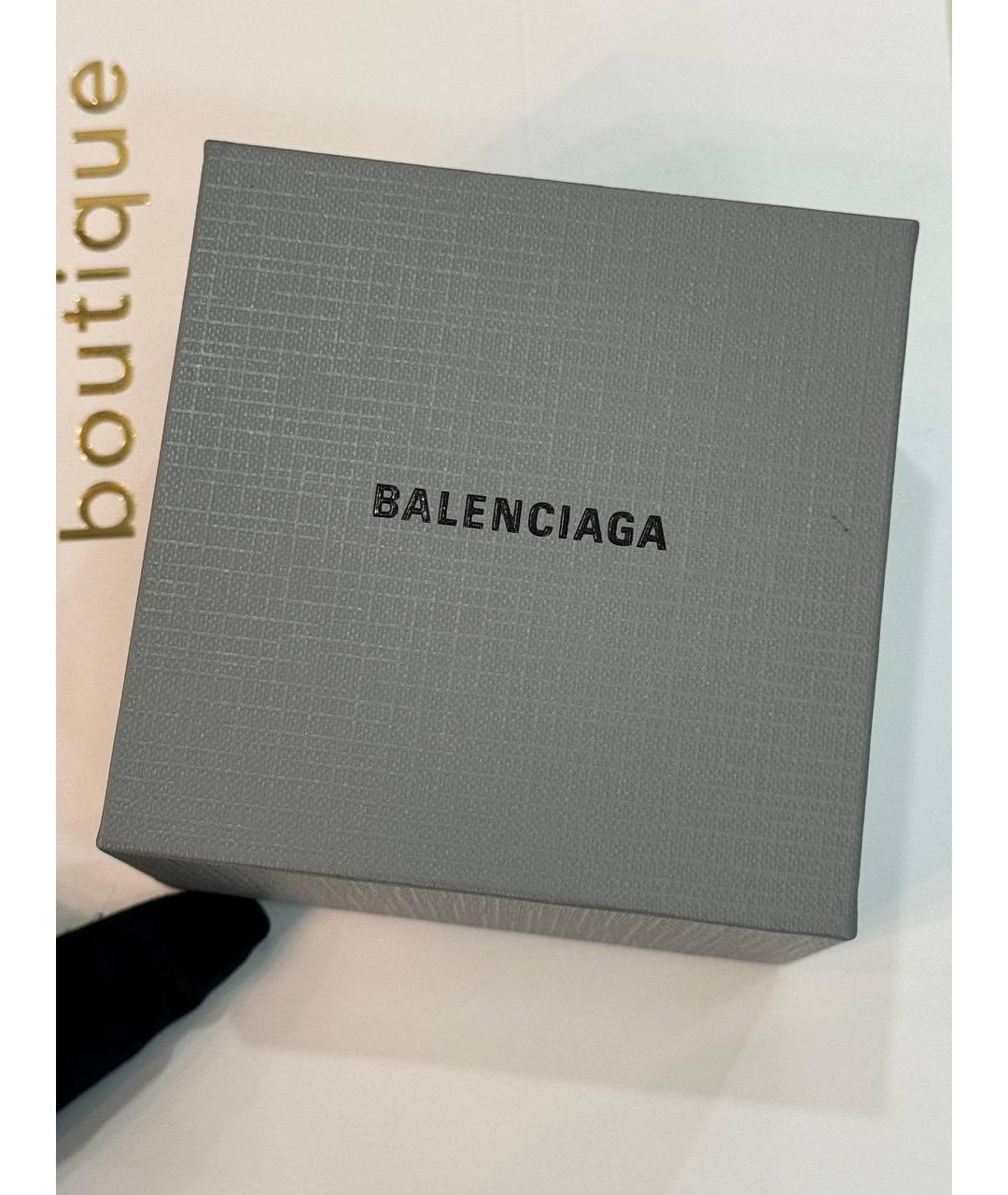 BALENCIAGA Серебряные латунные серьги, фото 8