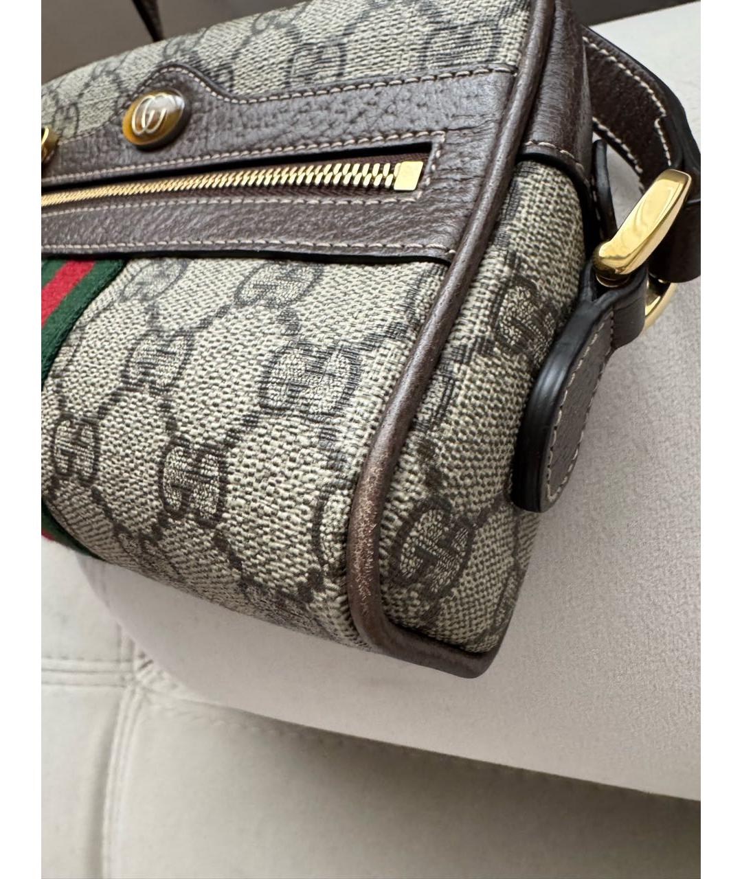 GUCCI Мульти хлопковая сумка через плечо, фото 2