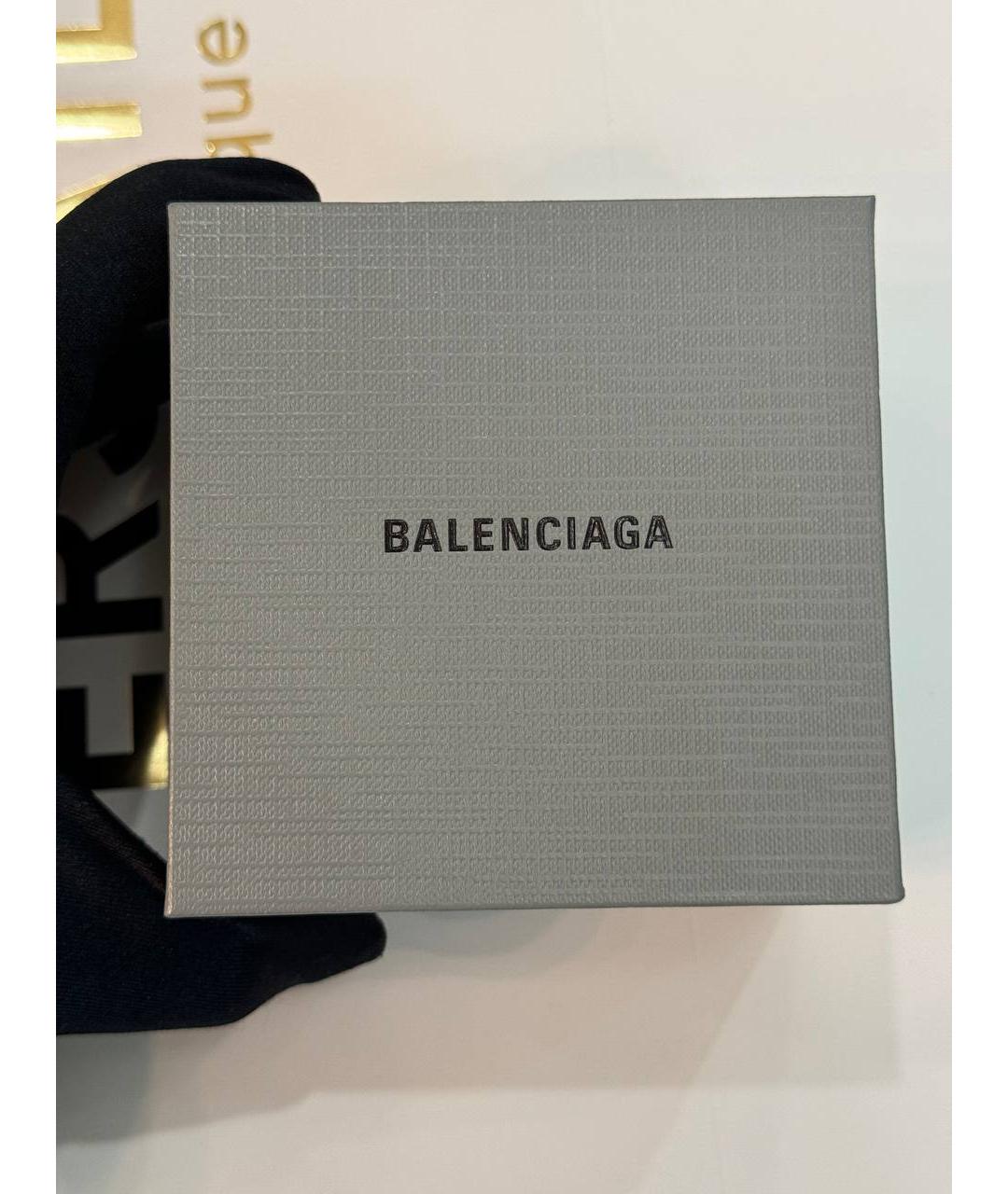 BALENCIAGA Серебряные латунные серьги, фото 6