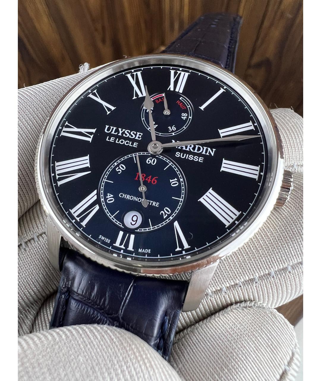Ulysse Nardin Синие часы, фото 3