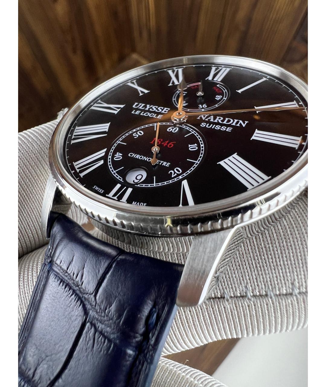 Ulysse Nardin Синие часы, фото 4