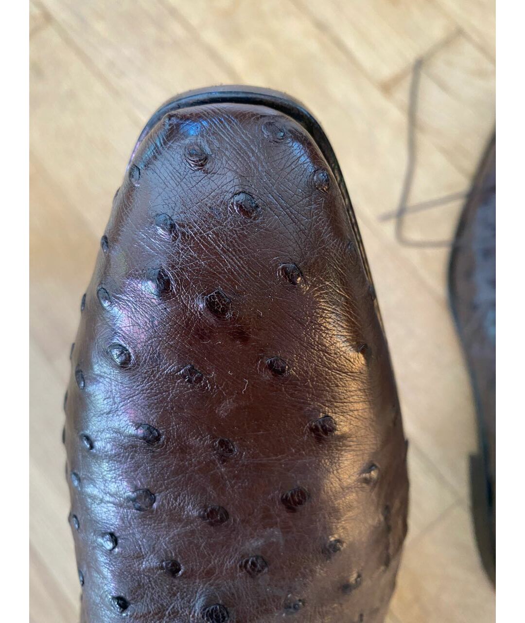KITON Коричневые низкие ботинки из экзотической кожи, фото 3