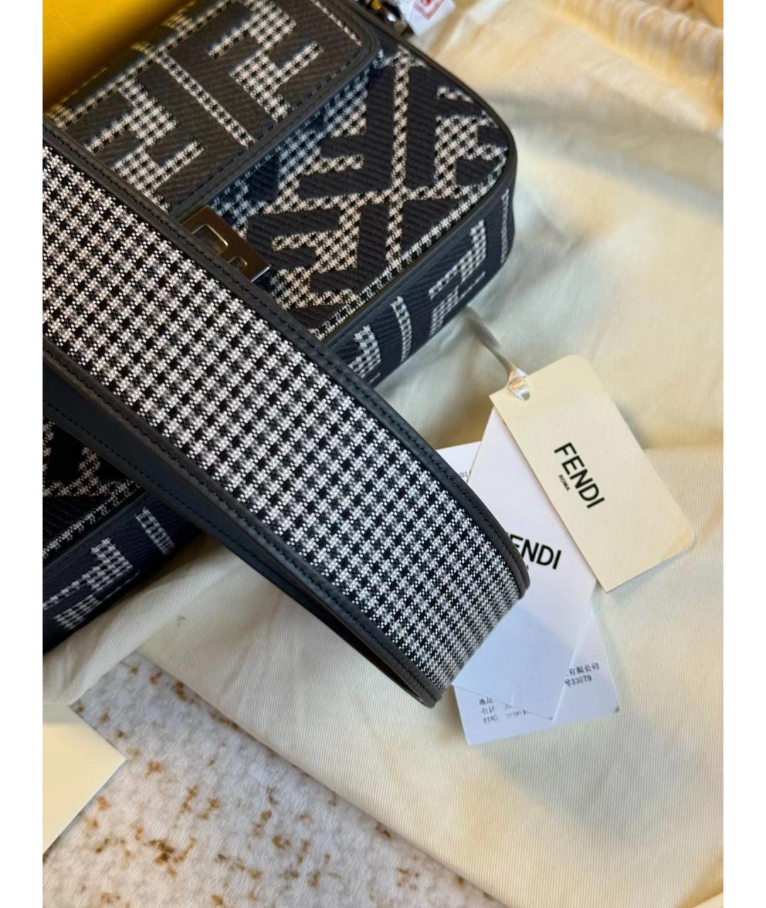 FENDI Черная сумка через плечо, фото 8