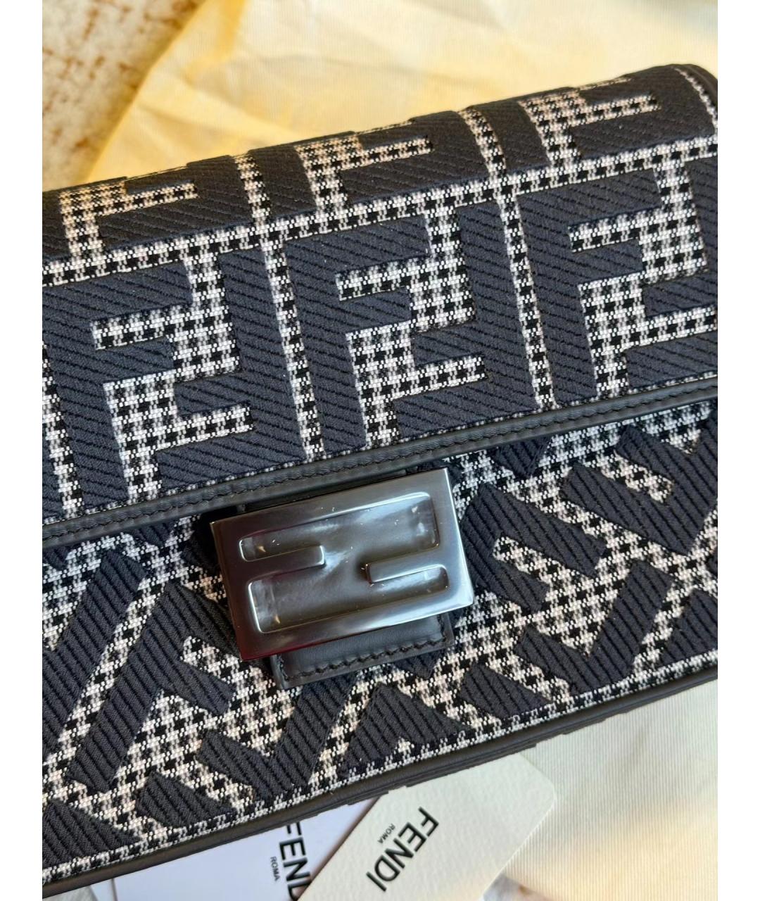 FENDI Черная сумка через плечо, фото 2