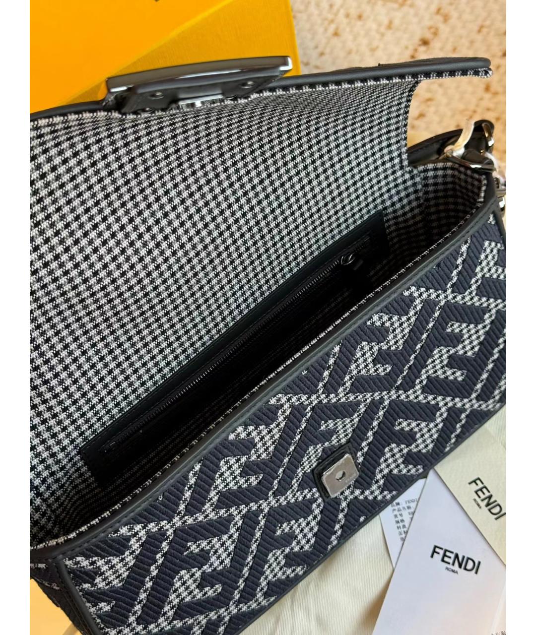 FENDI Черная сумка через плечо, фото 4