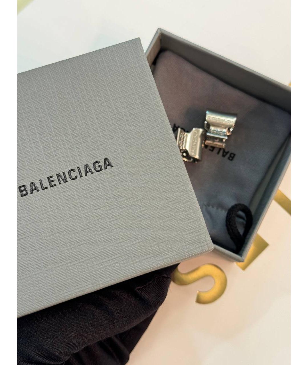 BALENCIAGA Серебряная заколка, фото 6