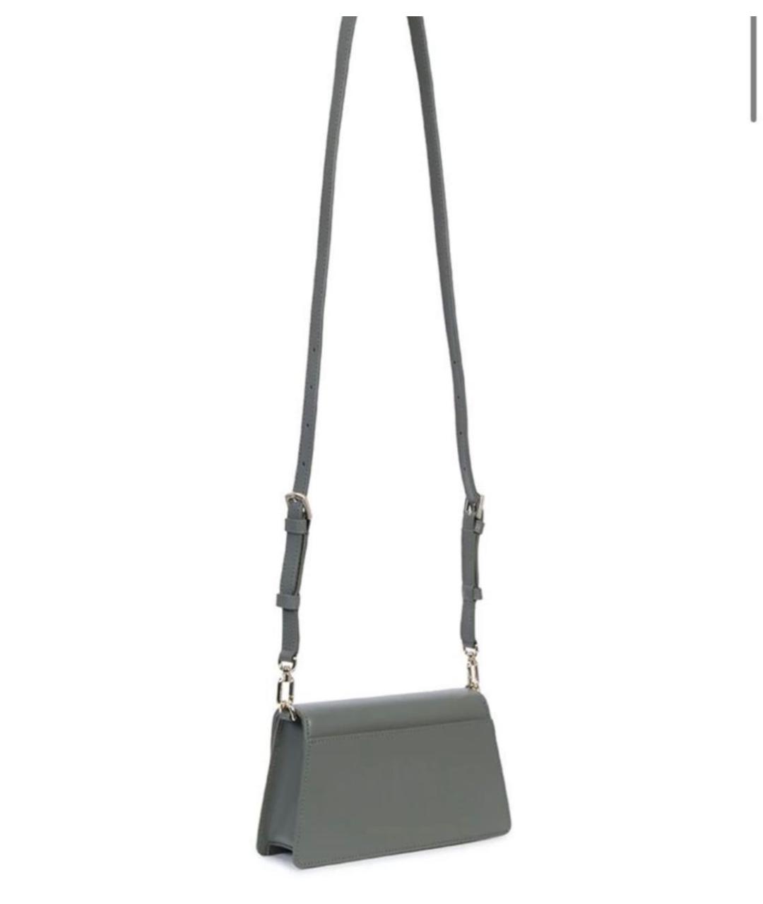 FURLA Зеленая кожаная сумка через плечо, фото 5