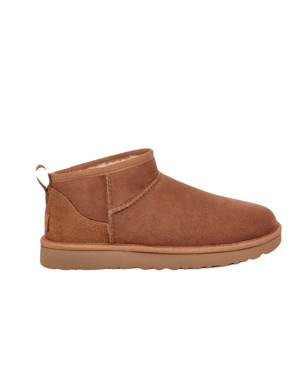 UGG AUSTRALIA Горчичные замшевые полусапоги, фото 1