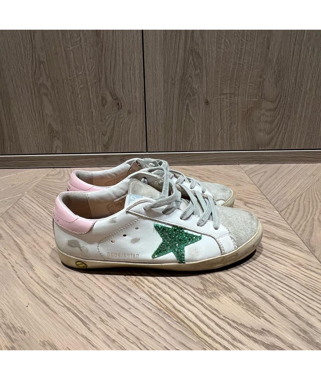 GOLDEN GOOSE DELUXE BRAND Белые замшевые кеды, фото 8