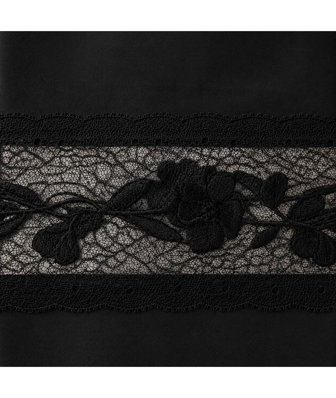 ROCHAS Черная хлопковая юбка макси, фото 2