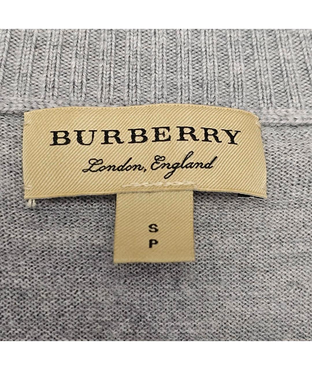 BURBERRY Серый джемпер / свитер, фото 4