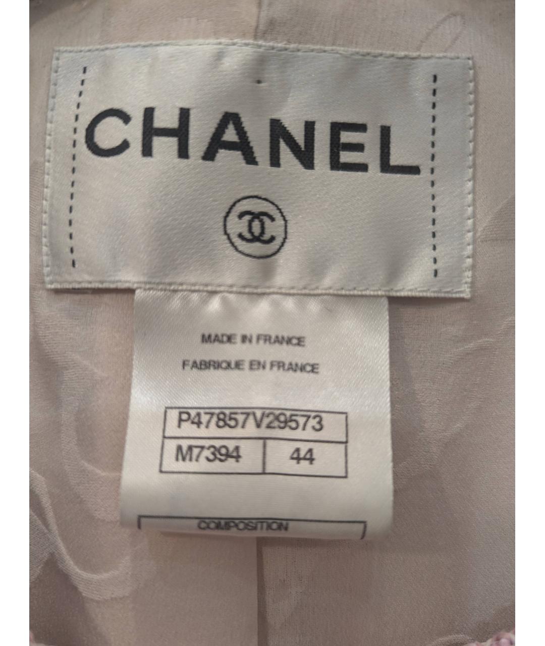 CHANEL Розовый твидовый костюм с юбками, фото 3