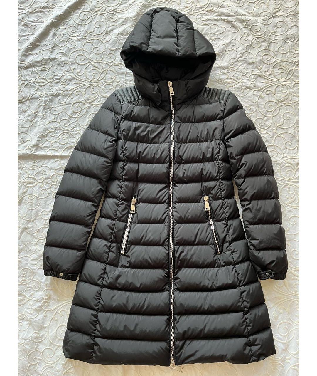 MONCLER Черный пуховик, фото 9