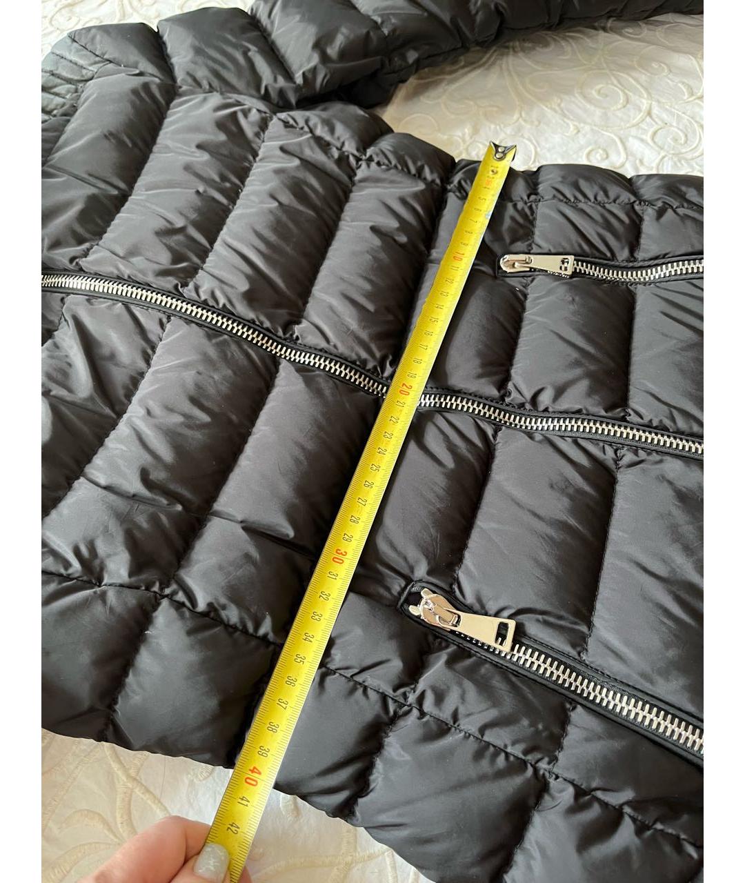 MONCLER Черный пуховик, фото 7