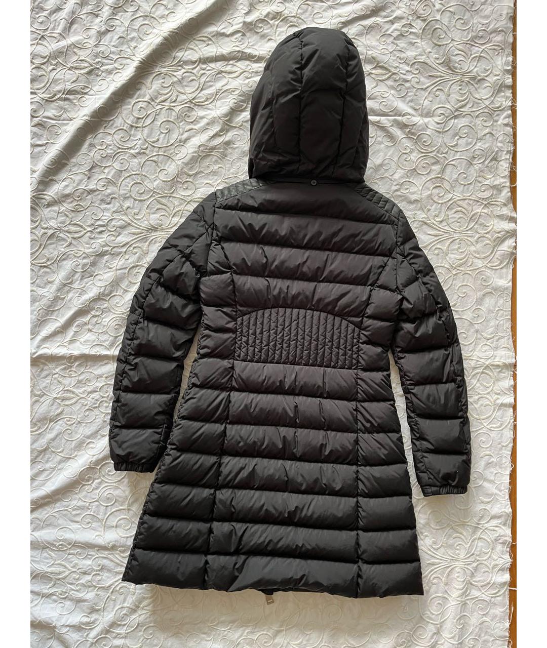 MONCLER Черный пуховик, фото 2