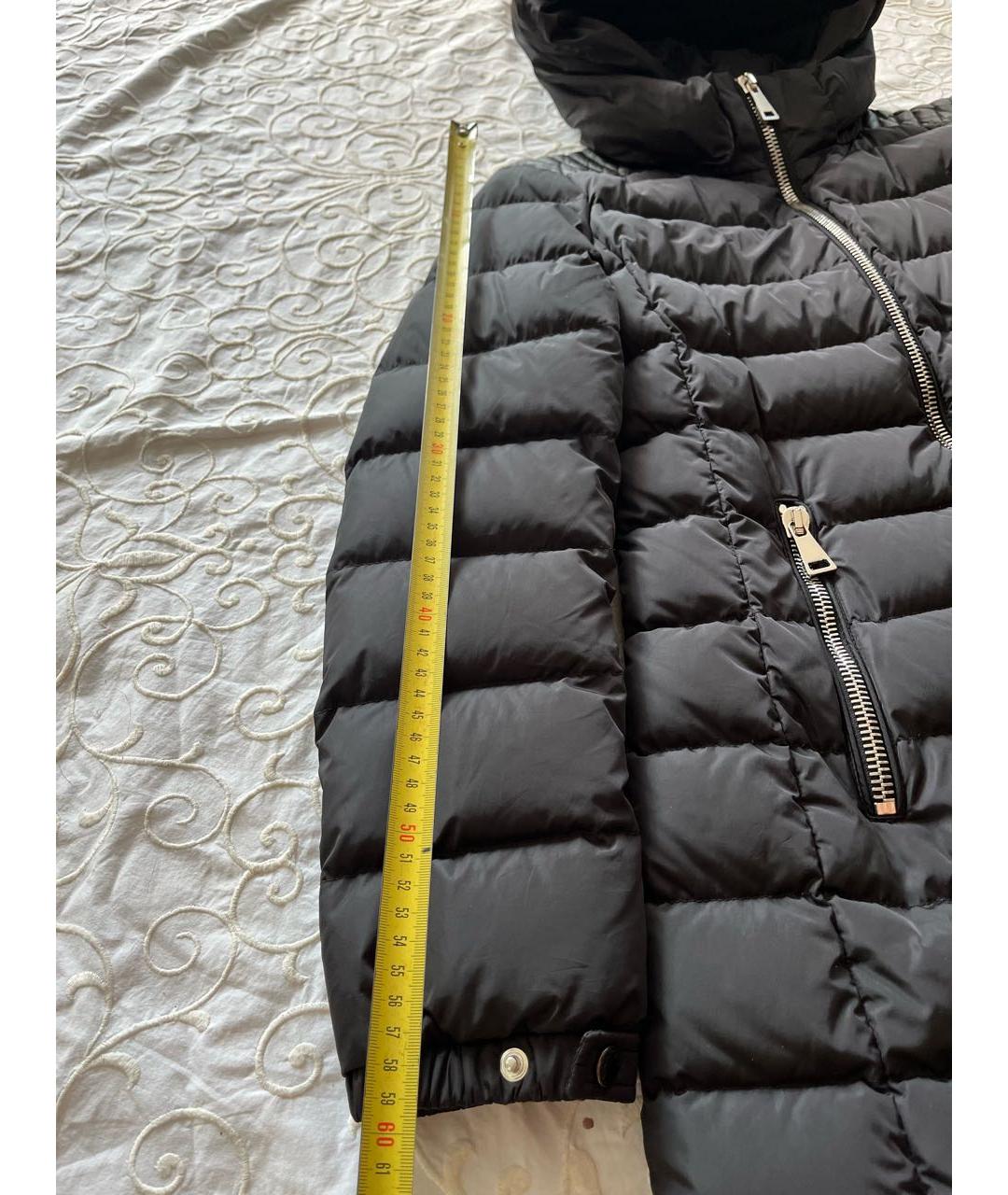 MONCLER Черный пуховик, фото 6