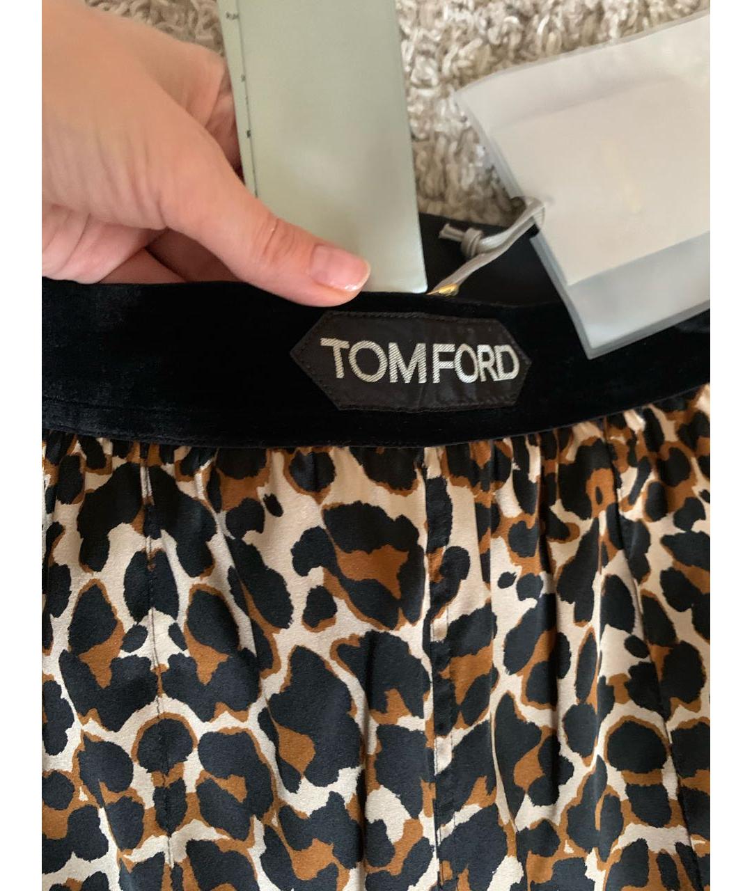 TOM FORD Шелковые прямые брюки, фото 7