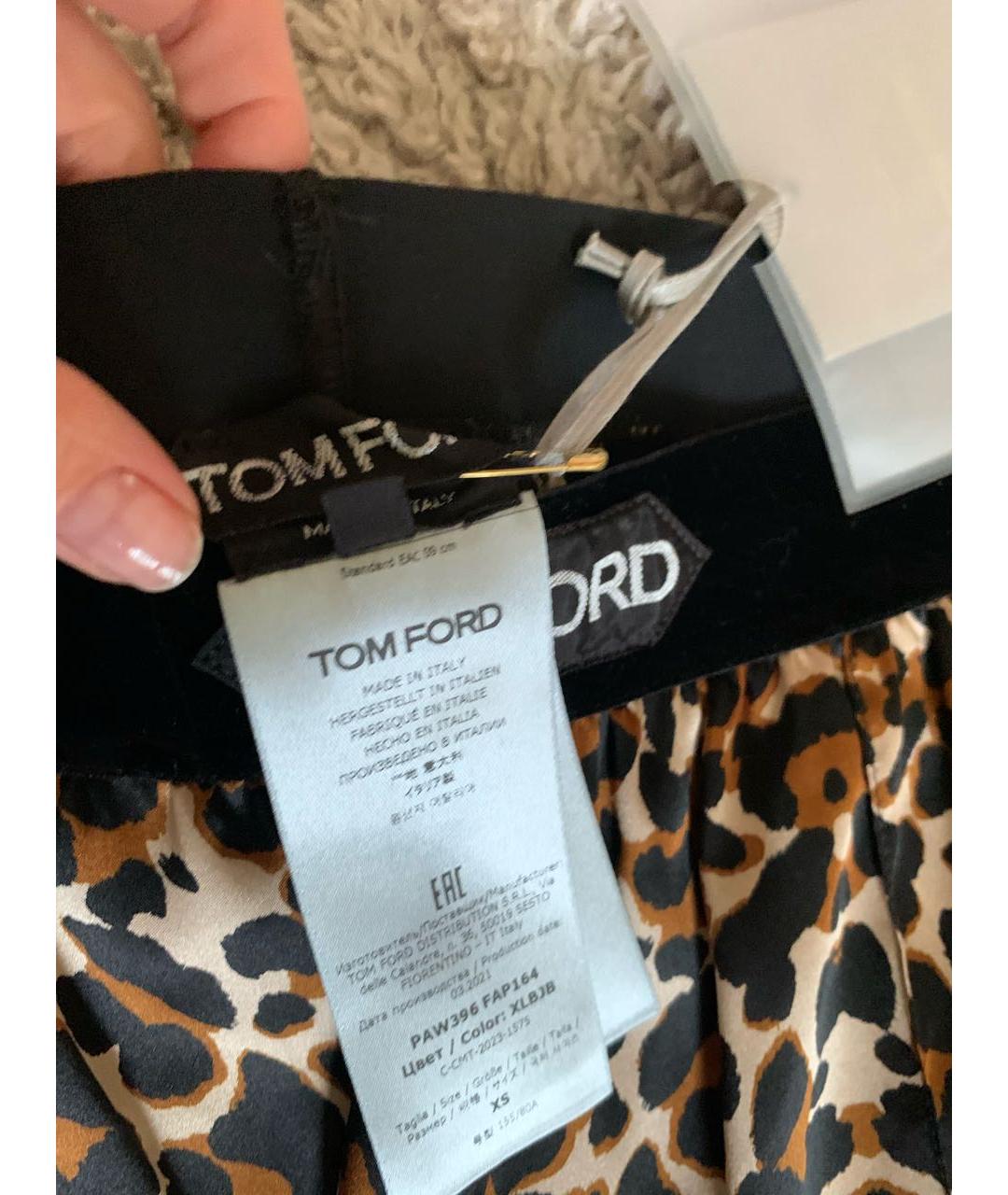 TOM FORD Шелковые прямые брюки, фото 3