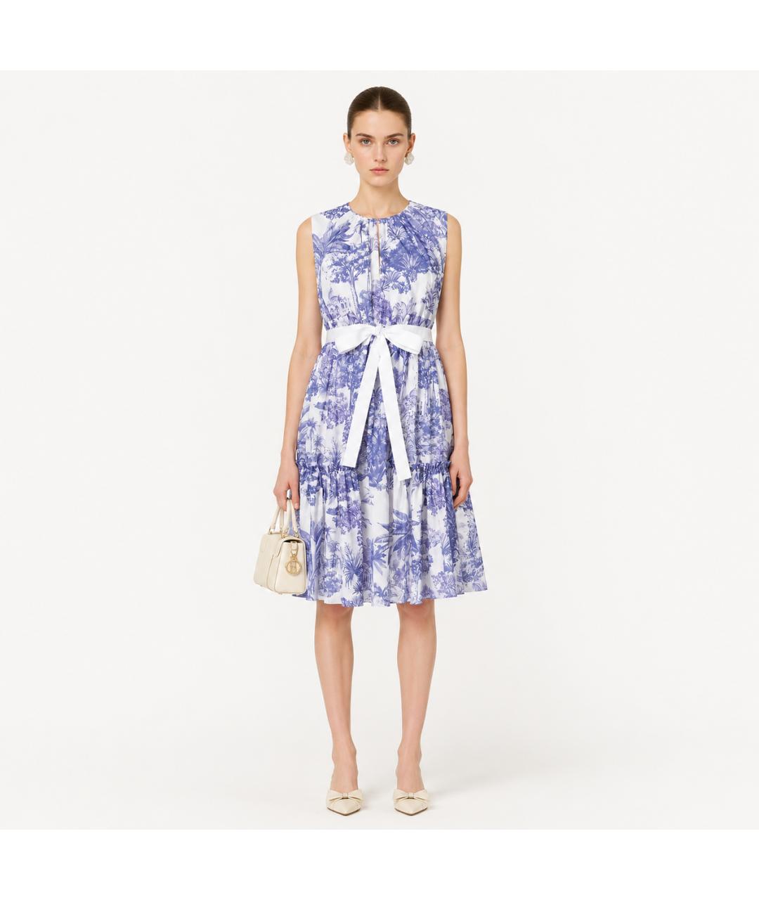 ROCHAS Мульти хлопковое коктейльное платье, фото 3