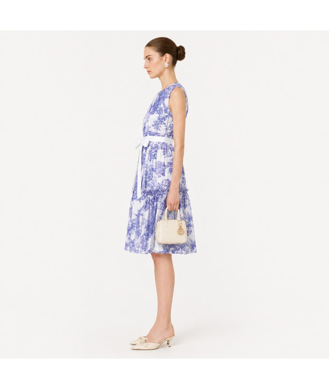ROCHAS Мульти хлопковое коктейльное платье, фото 6