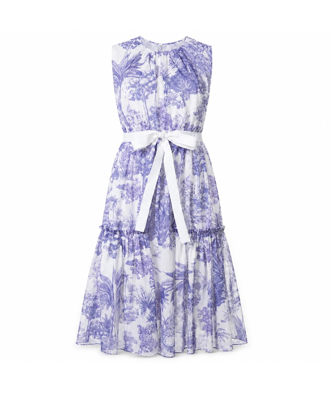 ROCHAS Мульти хлопковое коктейльное платье, фото 7