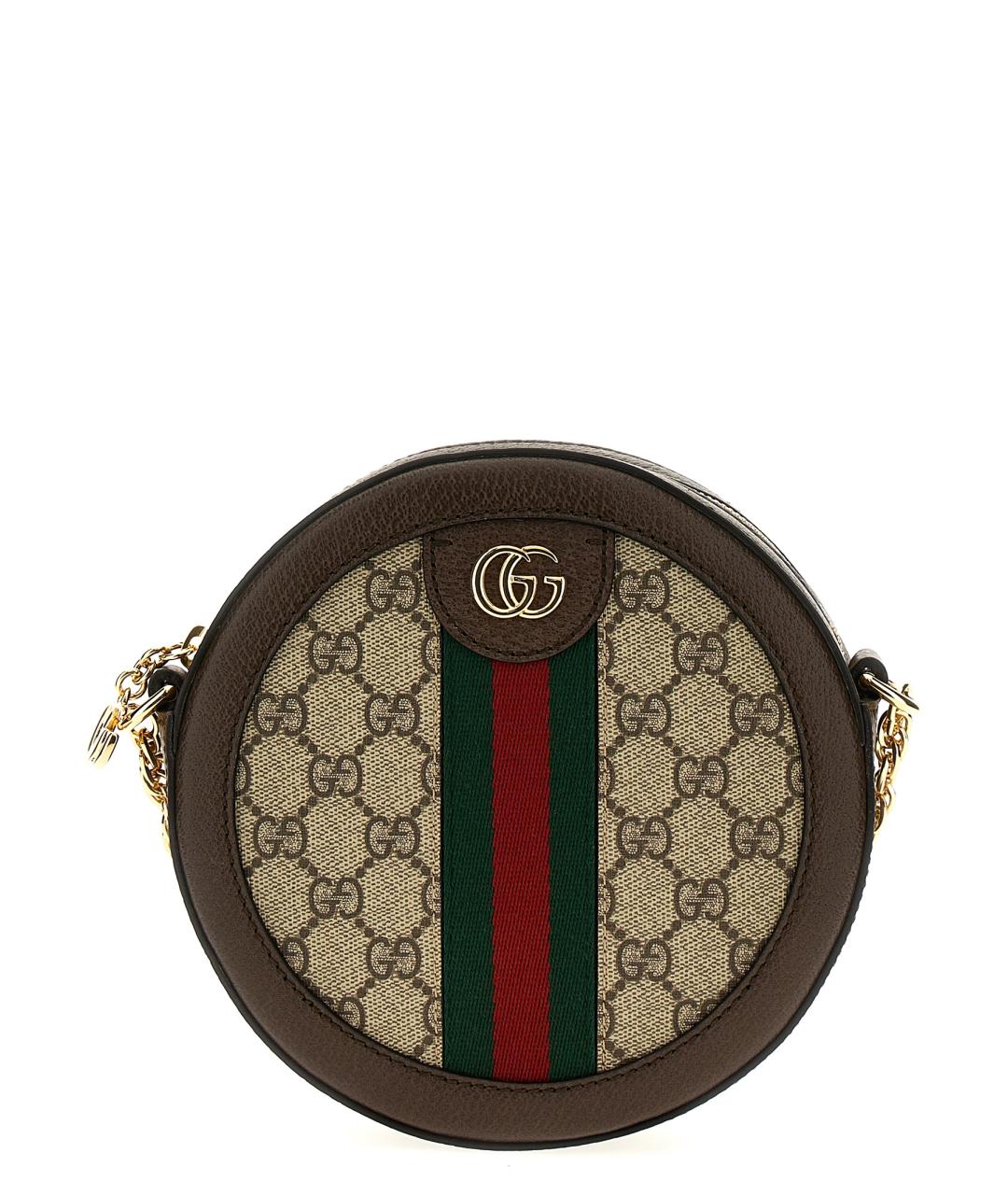 GUCCI Коричневая сумка через плечо, фото 1