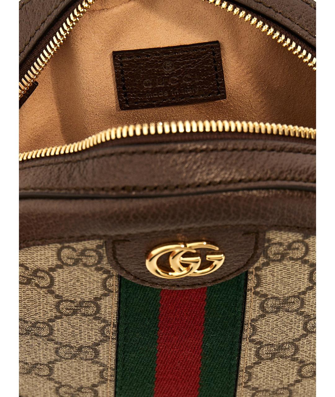 GUCCI Коричневая сумка через плечо, фото 4