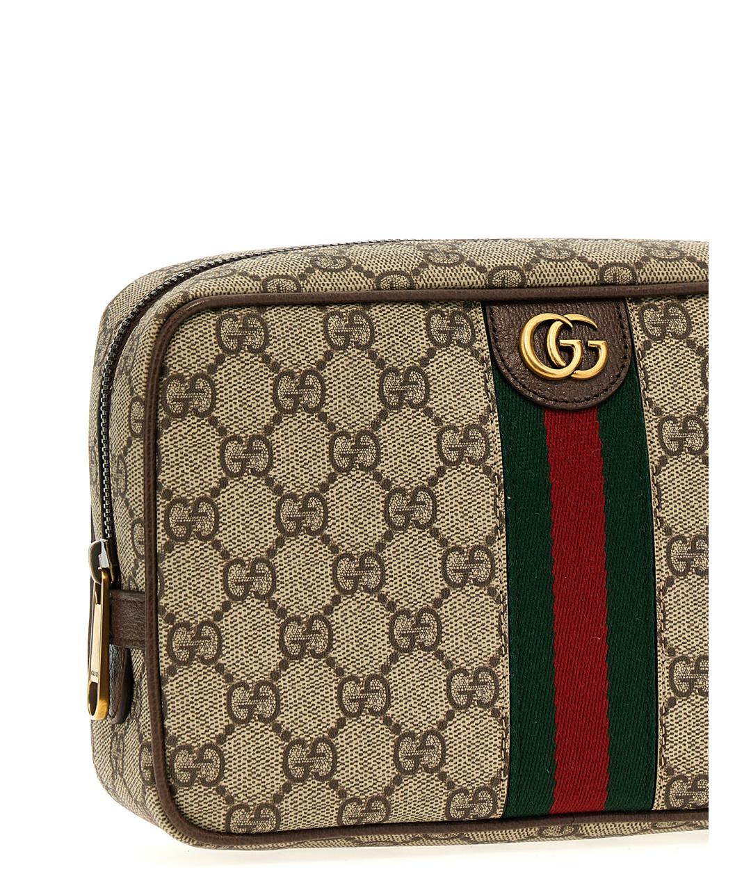GUCCI Бежевая барсетка, фото 3