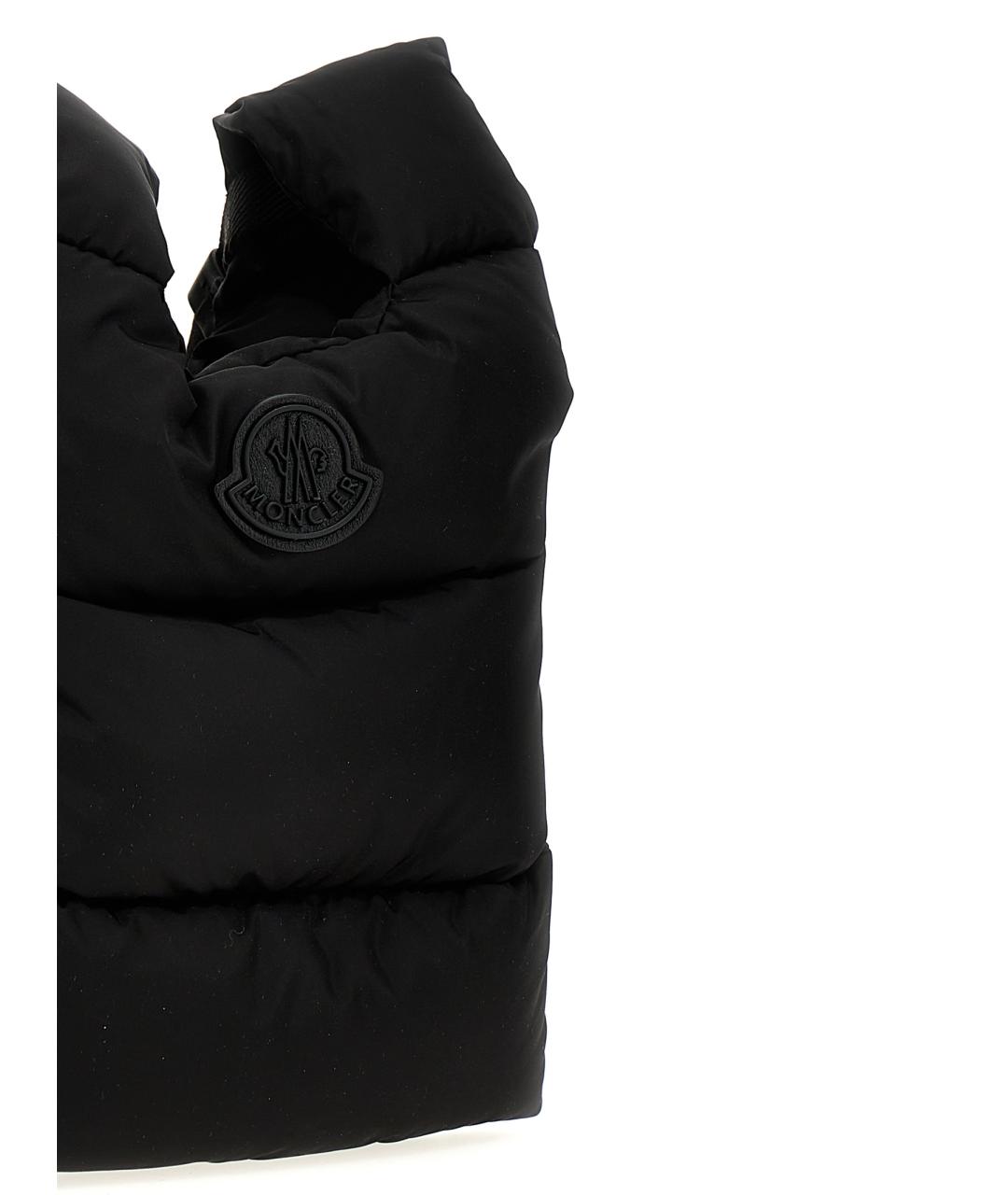 MONCLER Черная синтетическая сумка через плечо, фото 3