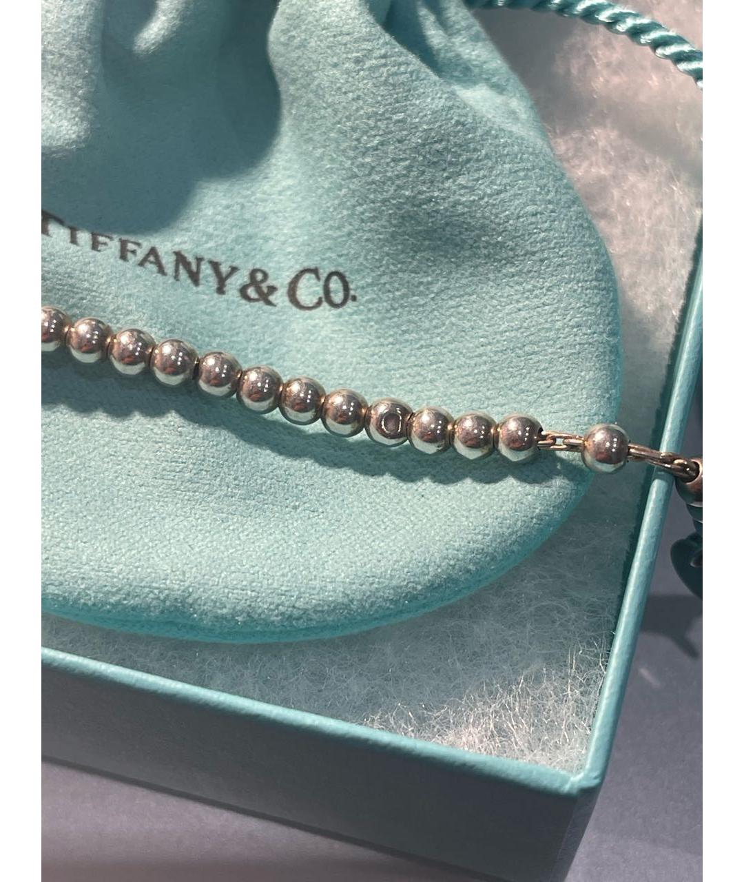 TIFFANY&CO Красный серебряный браслет, фото 6