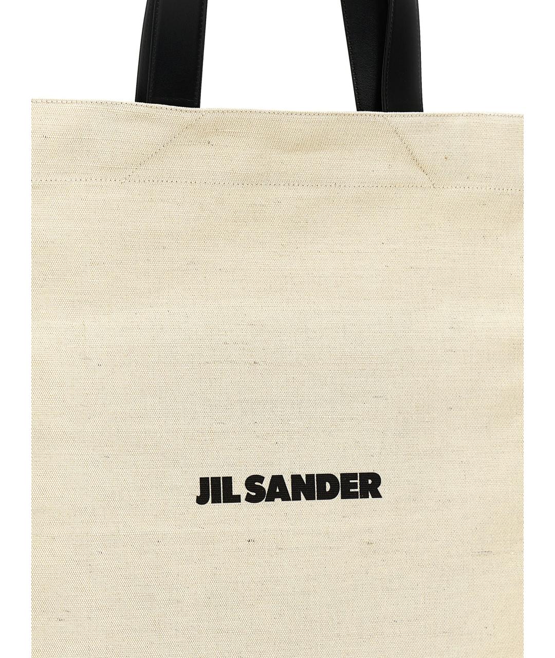 JIL SANDER Бежевая сумка тоут, фото 3