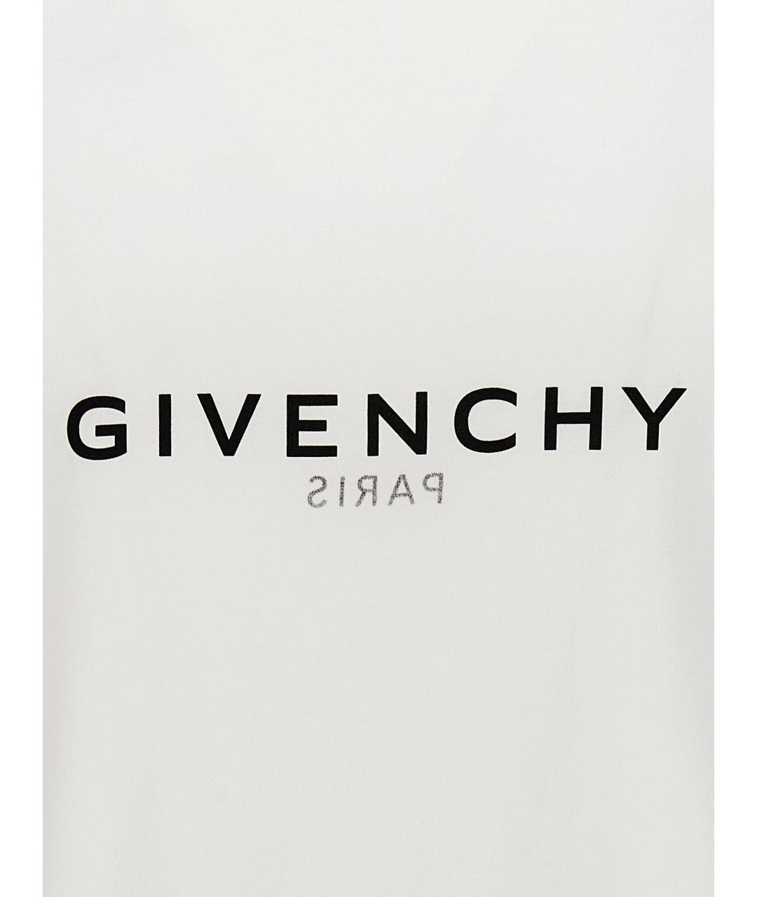 GIVENCHY Белая хлопковая футболка, фото 4